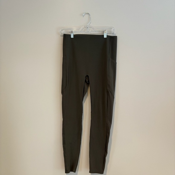SPANX Olive Toned Seamless Leggings Size M